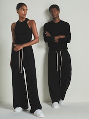 LES 100 CIELS Black Reiss | Les 100 Ciels Twill Trousers with Wool - Image 7 of 7