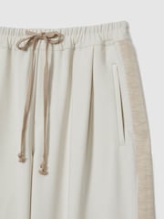 LES 100 CIELS Cream Reiss | Les 100 Ciels Twill Trousers with Wool - Image 6 of 6
