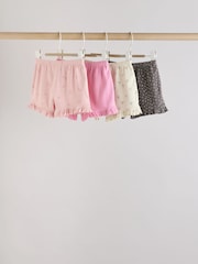 Rosa - Frill Hem Baby Shorts 4 Pack - Imagen 2 de 12
