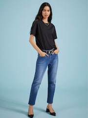 Baukjen Bronte Regenerative 100% Cotton Black T-Shirt - Image 2 of 4