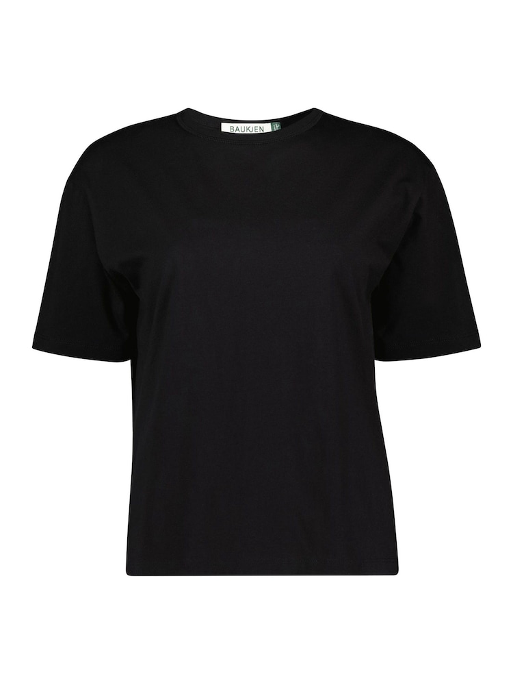 Baukjen Bronte Regenerative 100% Cotton Black T-Shirt - Image 4 of 4