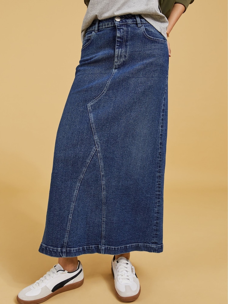 Baukjen Blue Nia Organic Skirt - Image 1 of 4
