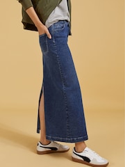 Baukjen Blue Nia Organic Skirt - Image 4 of 4
