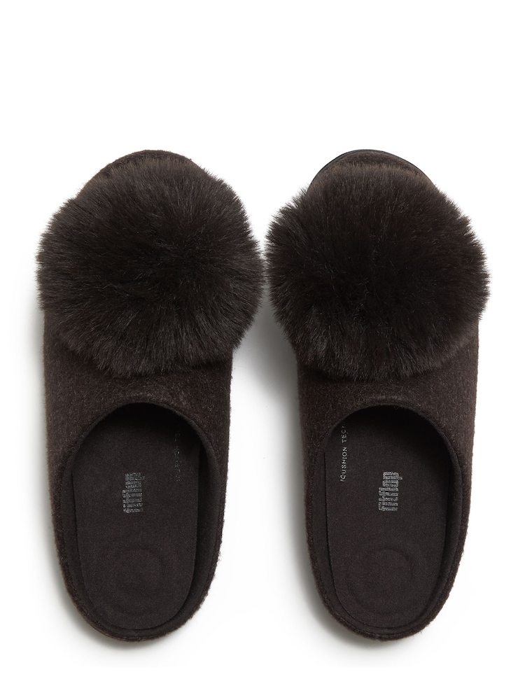 FitFlop IK-Snug Pom Pom papuče od filca - Slika 2 od 4