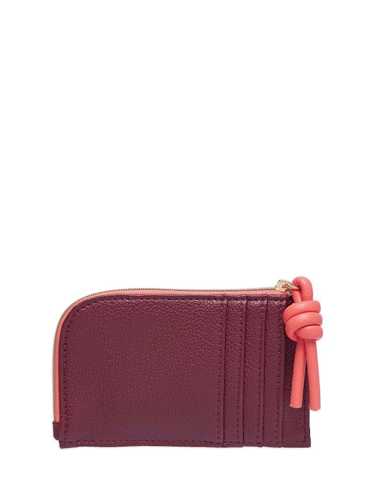 Estella Bartlett Red Burgundy knot Card Purse - Image 2 of 3