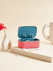 Estella Bartlett Pink Coral Pink Block colour Mini Jewellery Box - Image 4 of 4