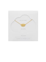 Estella Bartlett Gold Tone Eye Burst Cubic Zirconia Necklace - Image 3 of 4