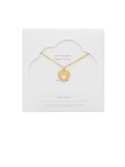 Estella Bartlett Gold Tone Heartburst Necklace - Image 3 of 4