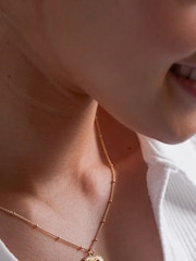 Estella Bartlett Gold Tone Heartburst Necklace - Image 4 of 4