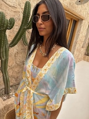 Never Fully Dressed kimono van viscose-katoenmix - Image 3 of 4