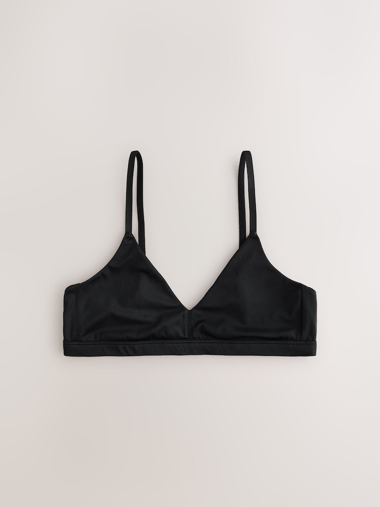 Black Triangle T-Shirt Bras 2 Pack - Image 2 of 5 Black Triangle T-Shirt Bras 2 Pack - Image 2 of 5