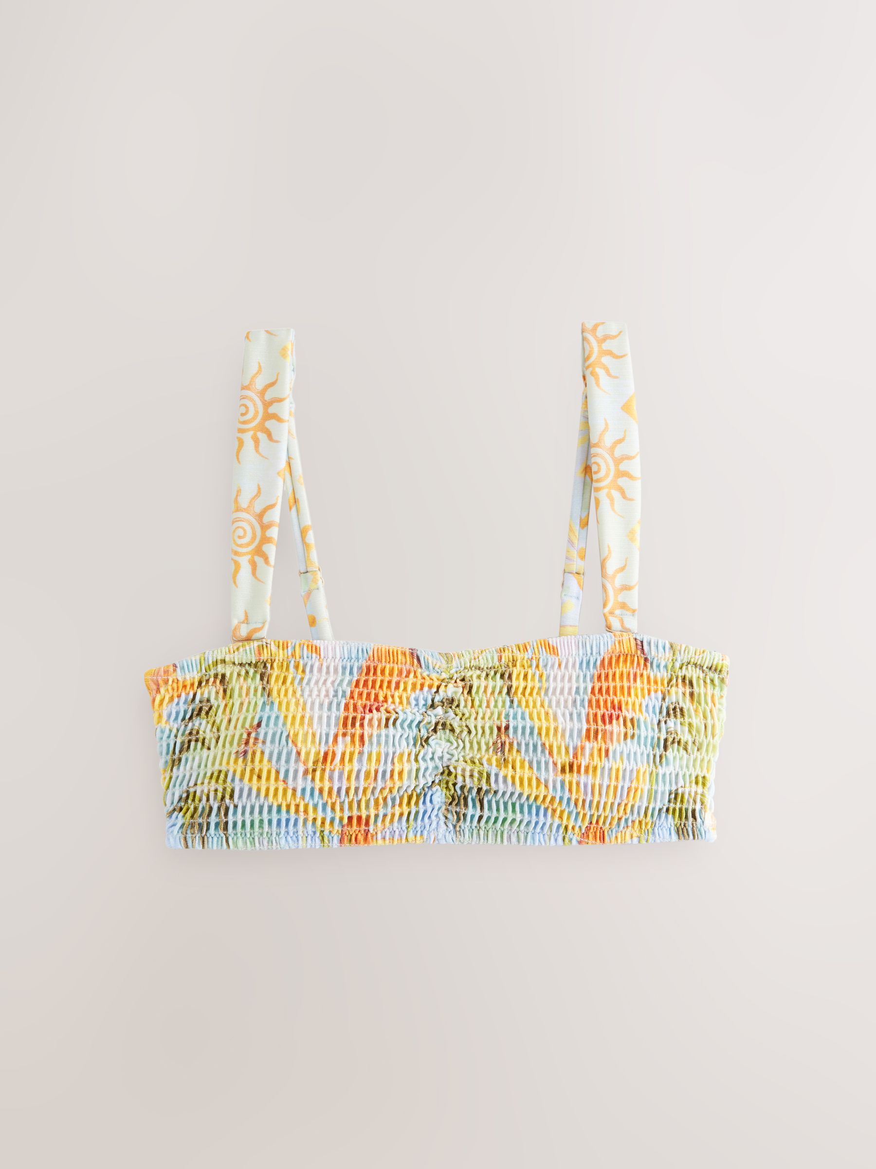 Soluna Swim Women's Buckle Up Shirred Bandeau Bikini Nigeria | Ubuy