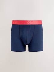Orange/Blue/Pink Contrast Brights 5 Pack A-Front Boxers - Image 2 of 9