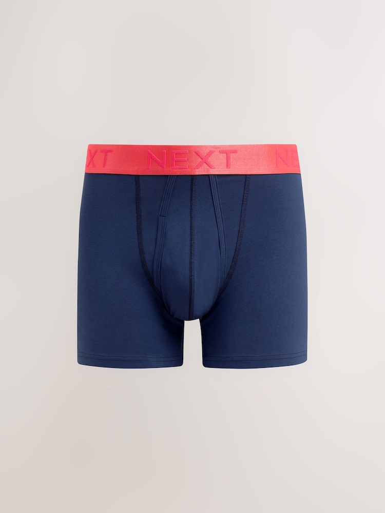 Orange/Blau/Pink Kontrastfarben - 5er-Pack - A-Front Boxershorts - Bild 2 von 9 Orange/Blau/Pink Kontrastfarben - 5er-Pack - A-Front Boxershorts - Bild 2 von 9