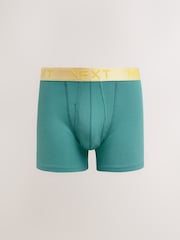 Orange/Blue/Pink Contrast Brights 5 Pack A-Front Boxers - Image 4 of 9