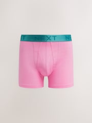 Orange/Blue/Pink Contrast Brights 5 Pack A-Front Boxers - Image 5 of 9
