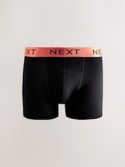Black Bright Contrast Waistbands Trunks 10 Pack - Image 11 of 14