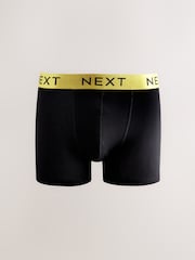 Black Bright Contrast Waistbands Trunks 10 Pack - Image 6 of 14