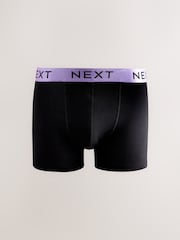 Black Bright Contrast Waistbands Trunks 10 Pack - Image 7 of 14