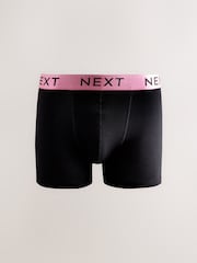 Black Bright Contrast Waistbands Trunks 10 Pack - Image 8 of 14