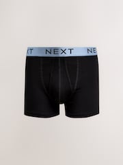 Black Bright Colour Shiny Waistbands 10 pack A-Front Boxers - Image 5 of 14