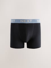 Black Pastel Texture Waistband Rich Trunk Boxers 10 Pack - Image 10 of 14
