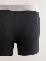 Black Pastel Texture Waistband Rich Trunk Boxers 10 Pack - Image 12 of 14