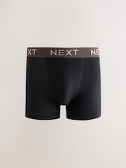 Black Pastel Texture Waistband Rich Trunk Boxers 10 Pack - Image 3 of 14