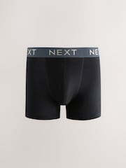 Black Pastel Texture Waistband Rich Trunk Boxers 10 Pack - Image 5 of 14