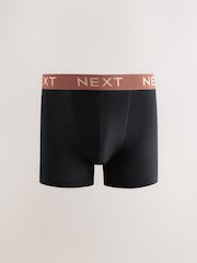 Black Pastel Texture Waistband Rich Trunk Boxers 10 Pack - Image 6 of 14