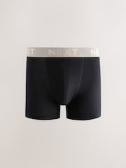 Black Pastel Texture Waistband Rich Trunk Boxers 10 Pack - Image 8 of 14