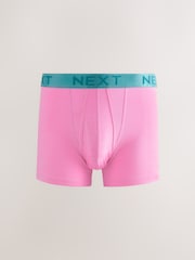 Bright Orange/Green /Yellow Contrast 10 pack A-Front Boxers - Image 10 of 14