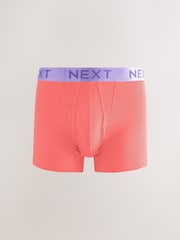 Bright Orange/Green /Yellow Contrast 10 pack A-Front Boxers - Image 5 of 14