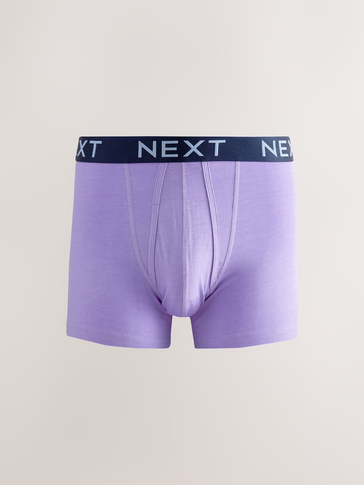 Bright Orange/Green /Yellow Contrast 10 pack A-Front Boxers - Image 7 of 14
