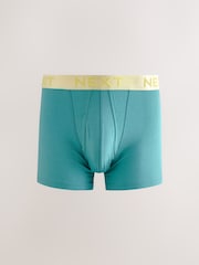 Bright Orange/Green /Yellow Contrast 10 pack A-Front Boxers - Image 8 of 14