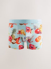 Bright Summer Print 4 pack Rich Trunks Boxers - Image 3 of 8