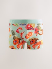 Bright Summer Print 4 pack Rich Trunks Boxers - Image 5 of 8