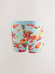 Bright Summer Print 4 pack Rich Trunks Boxers - Image 6 of 8