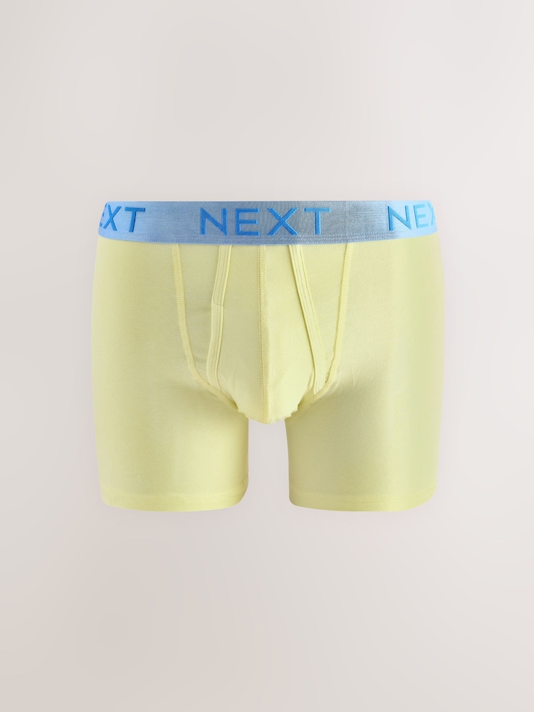 Bright Orange/ Pink/ Green/ Yellow Contrast 15 Pack A-Front Boxers - Image 2 of 18