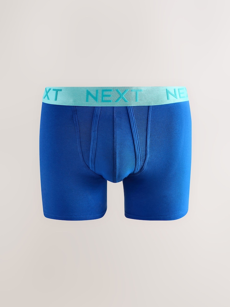 Bright Orange/ Pink/ Green/ Yellow Contrast 15 Pack A-Front Boxers - Image 7 of 18
