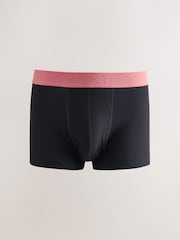 Black Blue/ Purple Textured Waistband Hipsters Boxers - Image 2 of 12