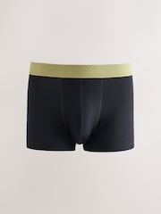 Black Blue/ Purple Textured Waistband Hipsters Boxers - Image 4 of 12