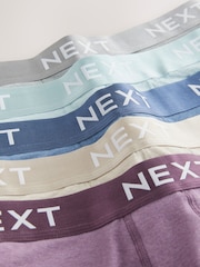 Blue/Neutral Hipster Trunks 5 Pack - Image 8 of 8