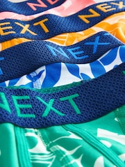 Bright Tonal Pattern Print A-Front Boxers 4 Pack - Image 7 of 8