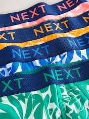 Bright Tonal Pattern Print A-Front Boxers 4 Pack - Image 8 of 8