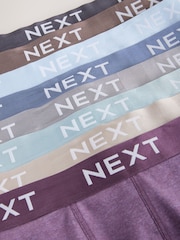 Marl Colour 8 pack Cotton Rich Trunk Boxers 5 Pack - Image 12 of 12