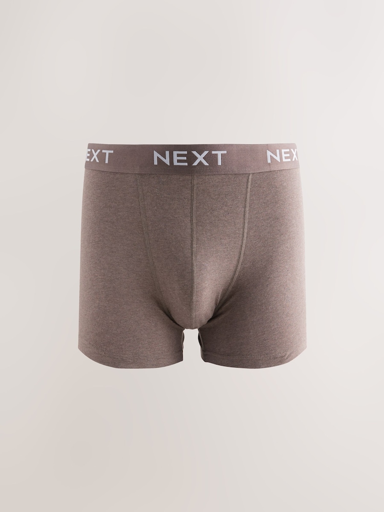 Marl Colour 8 pack Cotton Rich Trunk Boxers 5 Pack - Image 2 of 12