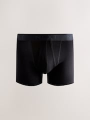 Black Neutral Waistbands A-Front Boxers 8 Pack - Image 5 of 12