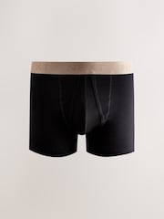 Black Neutral Waistbands A-Front Boxers 8 Pack - Image 7 of 12