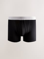 Black Neutral Waistbands A-Front Boxers 8 Pack - Image 8 of 12
